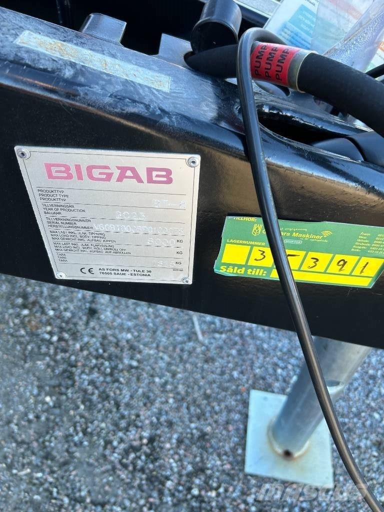 Bigab T8 DUMPERKÄRRA Citas piekabes