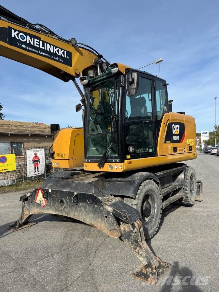 CAT 314 F Ekskavatori uz riteņiem