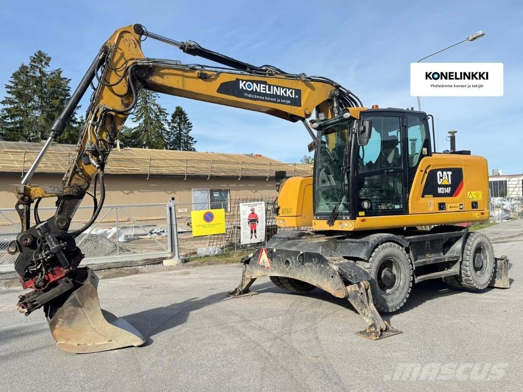 CAT 314 F Ekskavatori uz riteņiem
