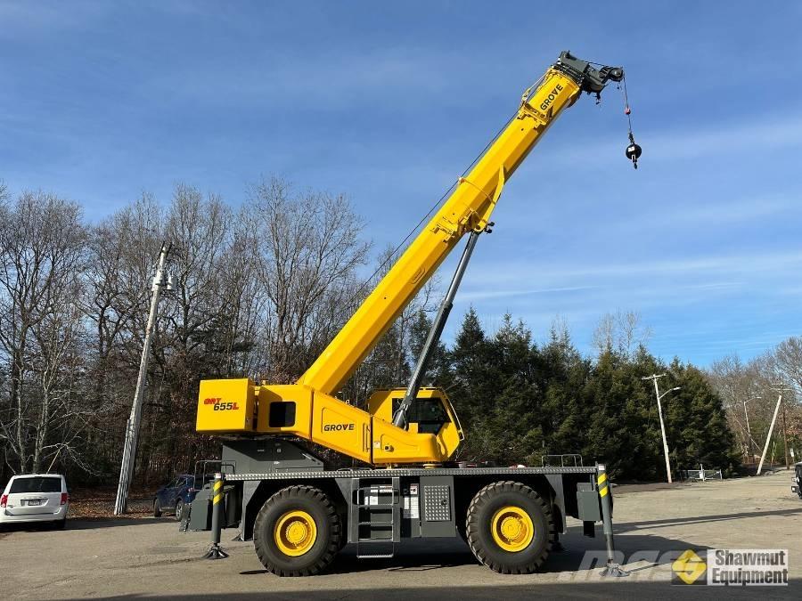 Grove RT 655 Celtņi nelīdzenām virsmām