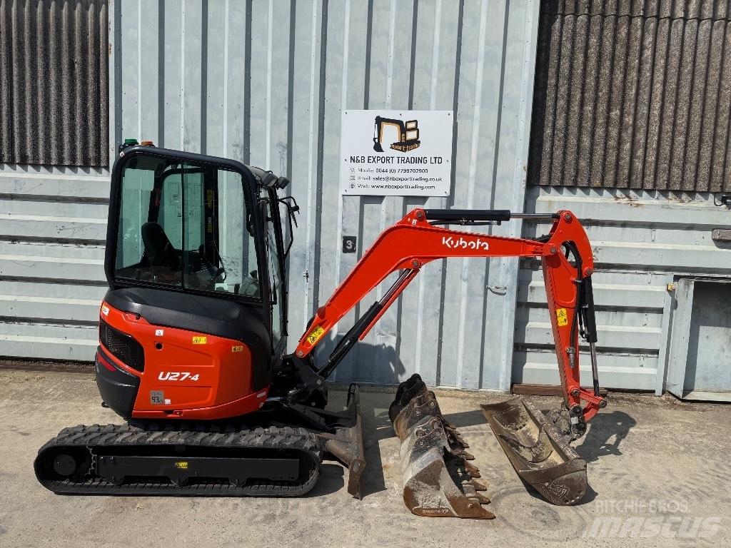 Kubota U 27 Mini ekskavatori < 7 t