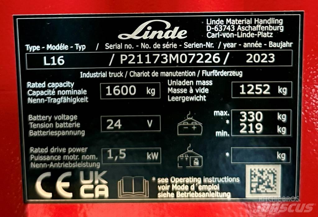 Linde L16/1173-01 Krautnētāji