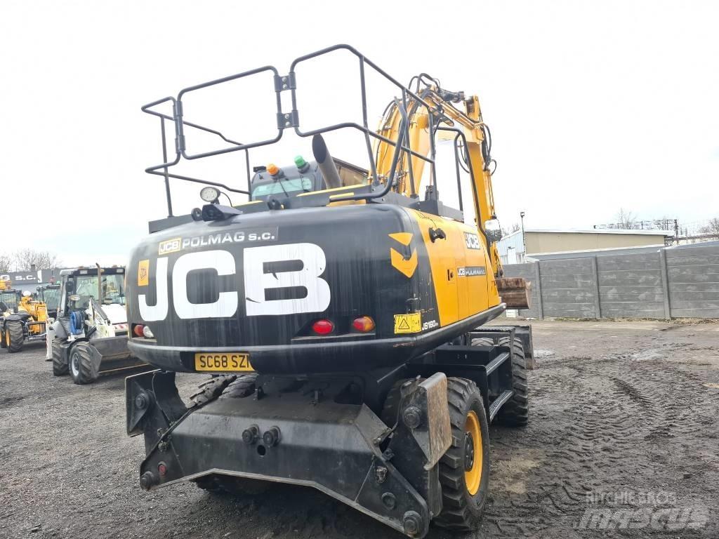 JCB JS 160 W Ekskavatori uz riteņiem