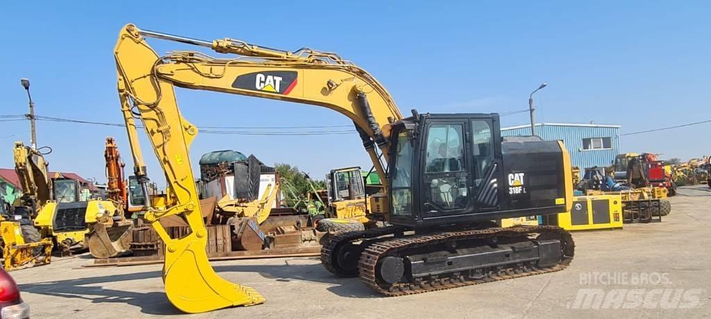 CAT 318FL Kāpurķēžu ekskavatori