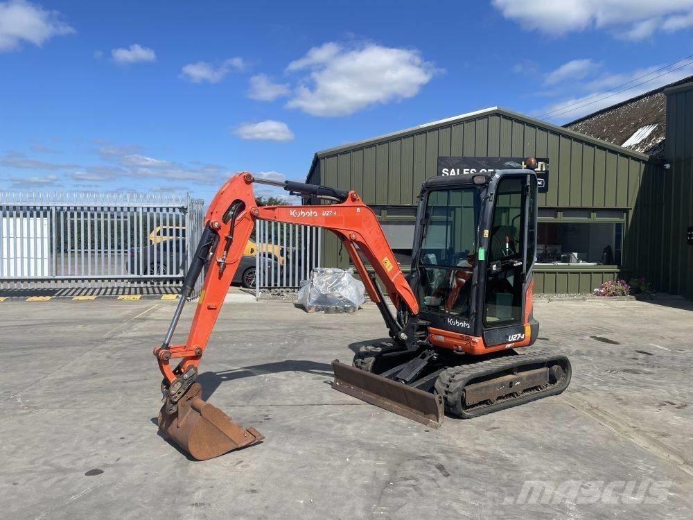 Kubota U 27-4 Mini ekskavatori < 7 t