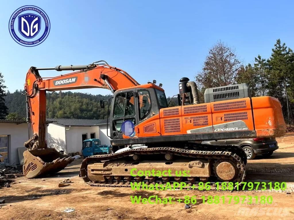 Doosan DX 420 LC Kāpurķēžu ekskavatori