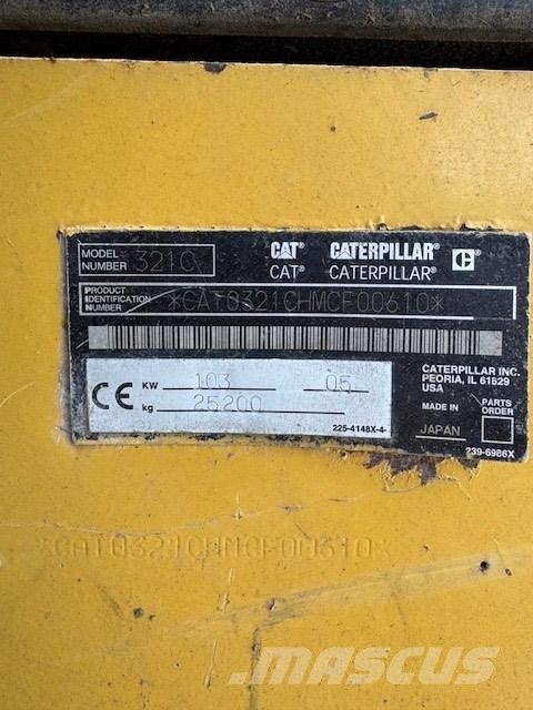 CAT 321 C LCR Kāpurķēžu ekskavatori