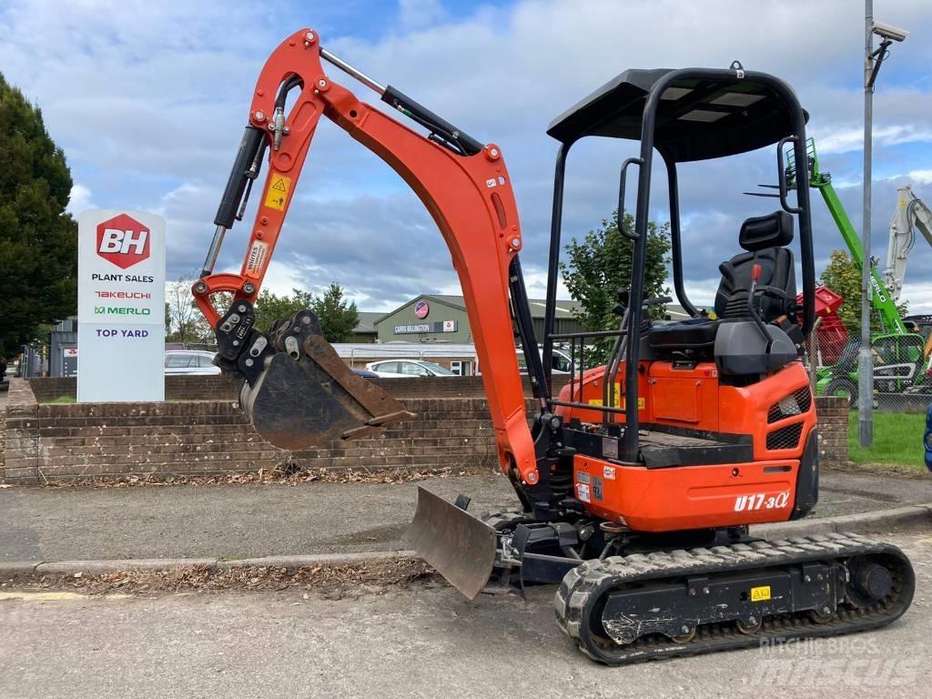 Kubota U 17-3 Mini ekskavatori < 7 t