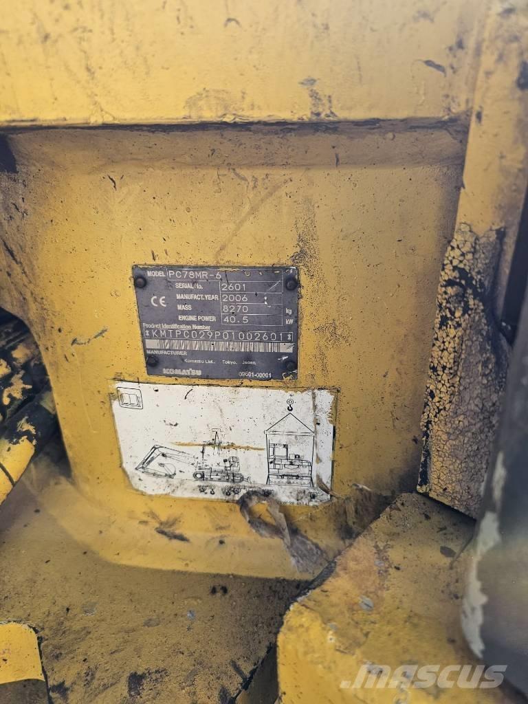 Komatsu PC 78 MR Vidēja lieluma ekskavatori 7 t - 12 t