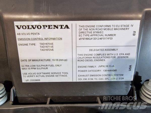 Volvo TAD1672VE Dzinēji