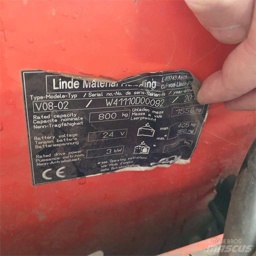 Linde V08-02 Pasūtījumu savācējs vidējam augstumam