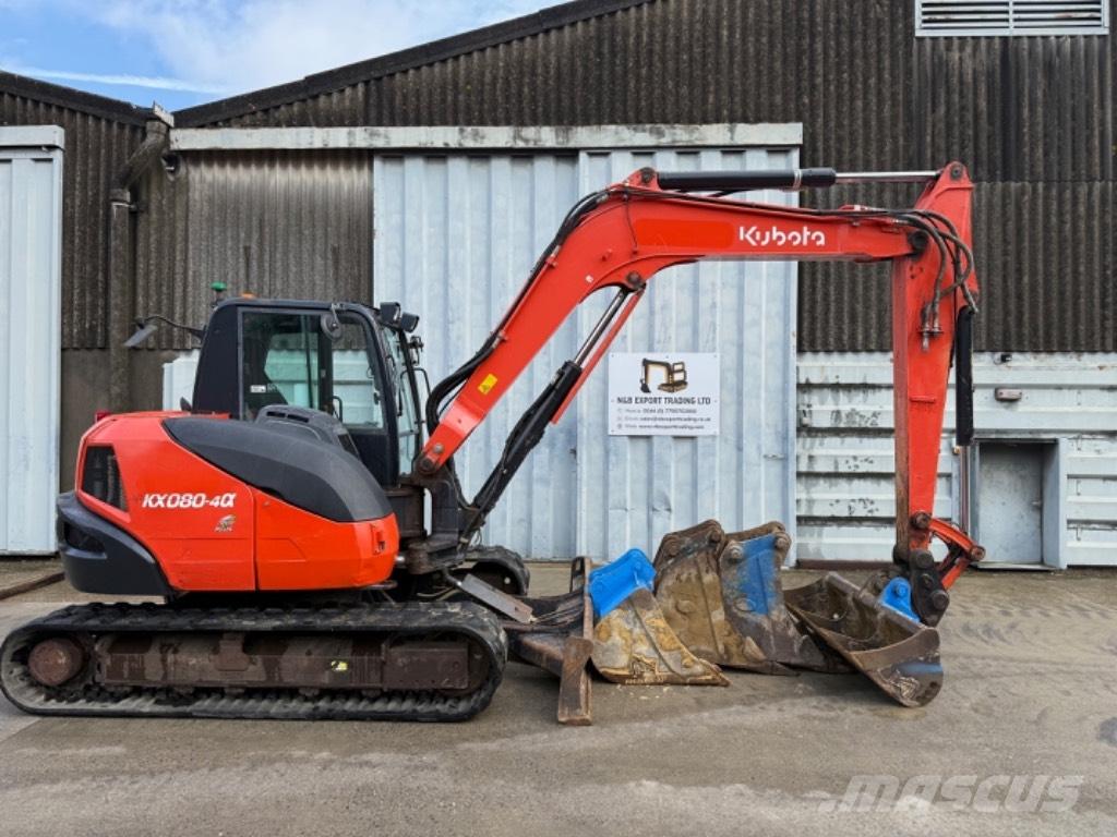 Kubota KX 080 Vidēja lieluma ekskavatori 7 t - 12 t