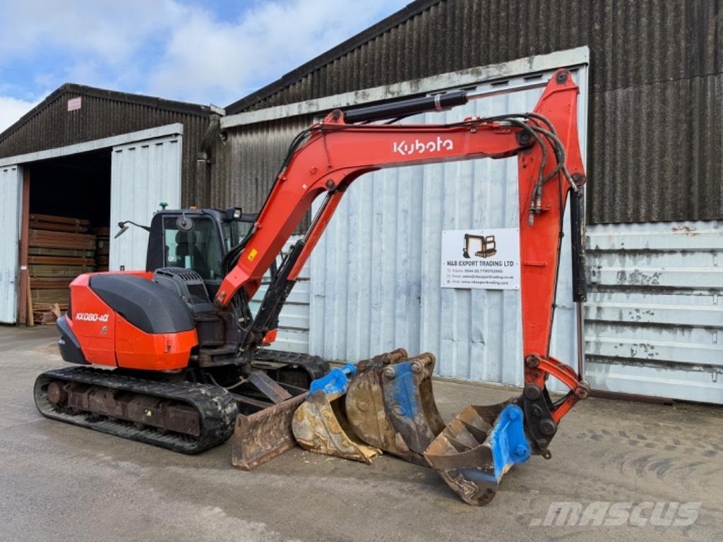 Kubota KX 080 Vidēja lieluma ekskavatori 7 t - 12 t