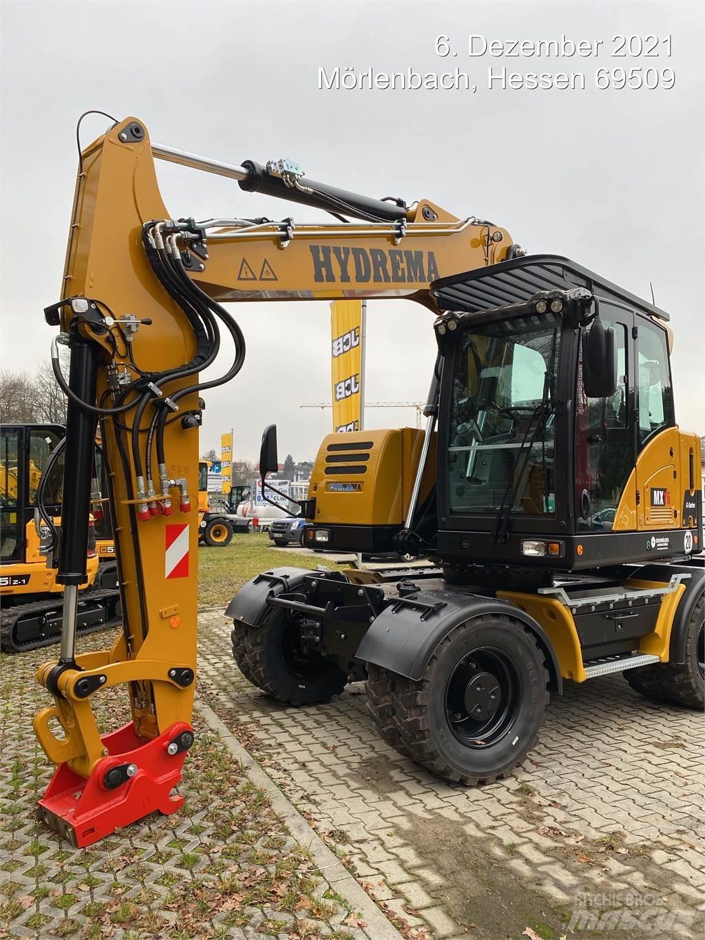 Hydrema MX16G Ekskavatori uz riteņiem