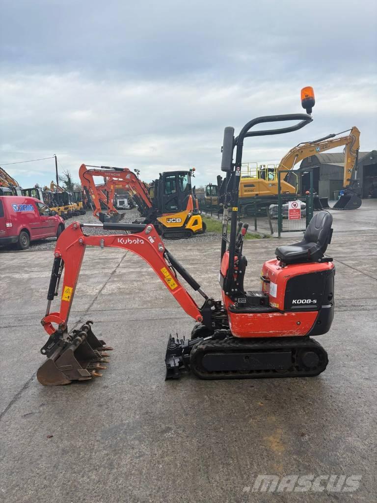 Kubota K008-5 Mini ekskavatori < 7 t