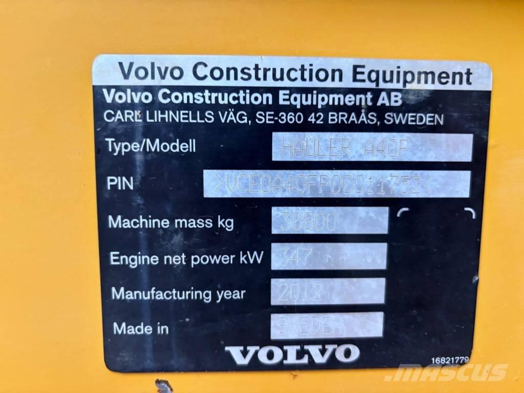 Volvo A 40 F Artikulētie pašizgāzēji