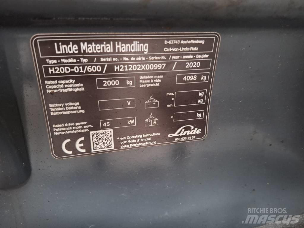 Linde H 20 D Tehnika ar dīzeļa dzinēju