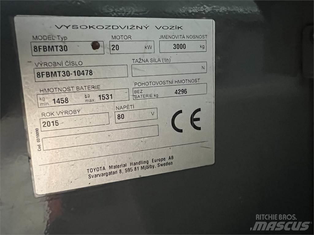 Toyota 8FBMT30 Elektriskie iekrāvēji