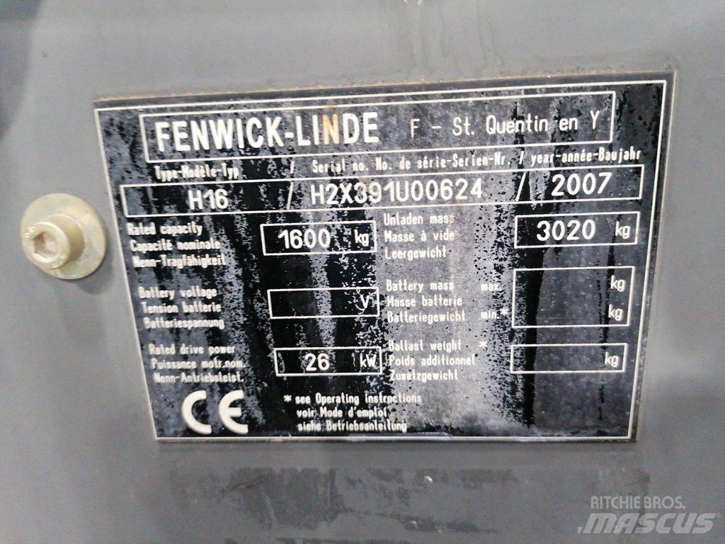 Linde H16D Tehnika ar dīzeļa dzinēju