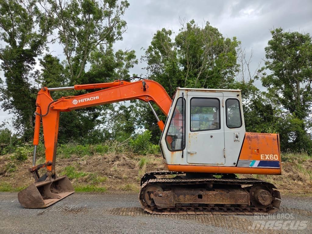 Hitachi EX 60-1 Kāpurķēžu ekskavatori