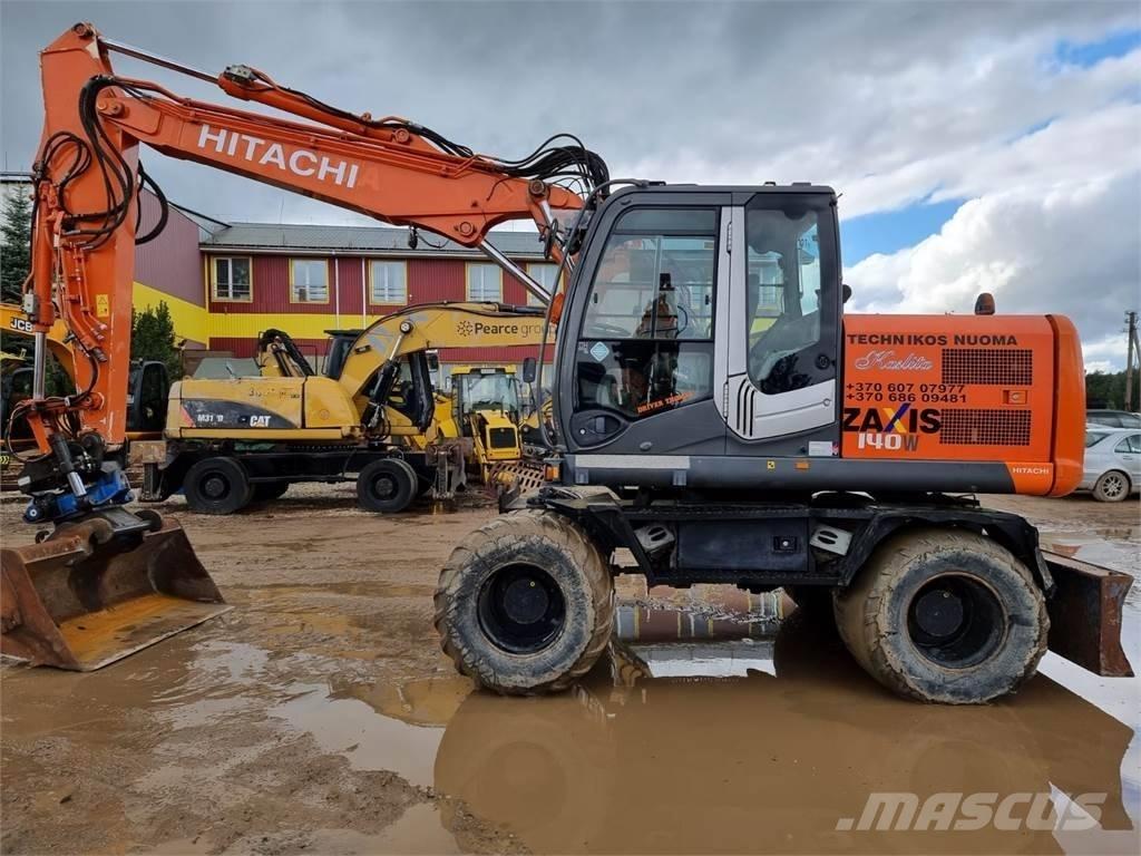 Hitachi ZX 140 W-3 Ekskavatori uz riteņiem