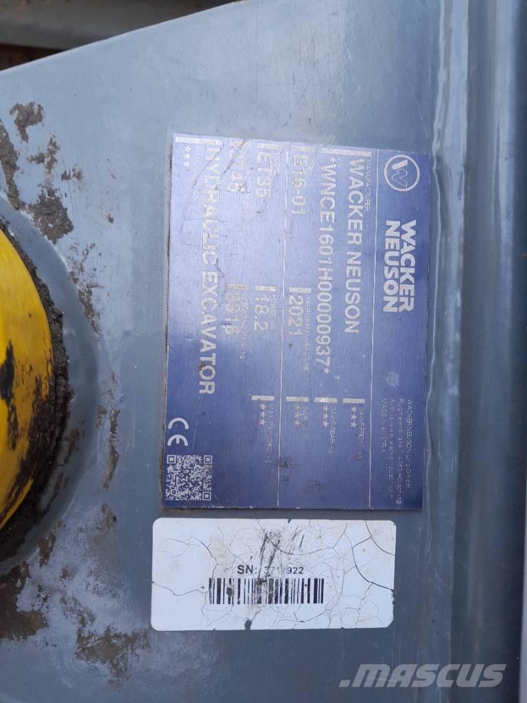 Wacker Neuson ET 35 Kāpurķēžu ekskavatori