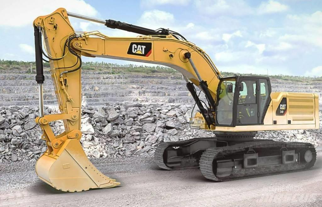 CAT 340 UTHYRES Kāpurķēžu ekskavatori