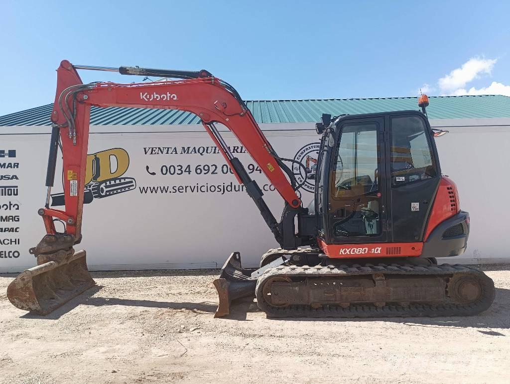 Kubota KX 080-4 Vidēja lieluma ekskavatori 7 t - 12 t