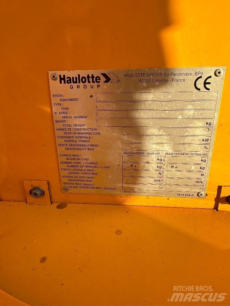 Haulotte Star 10 Vertikālie pacēlāji