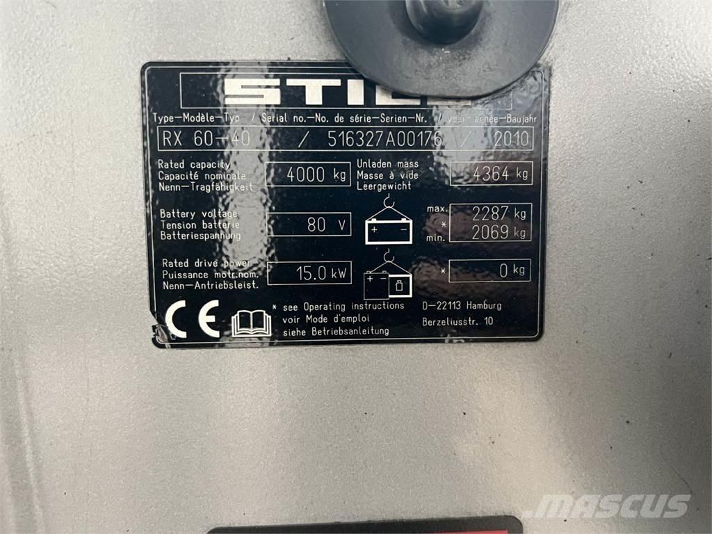 Still RX60-40 Elektriskie iekrāvēji
