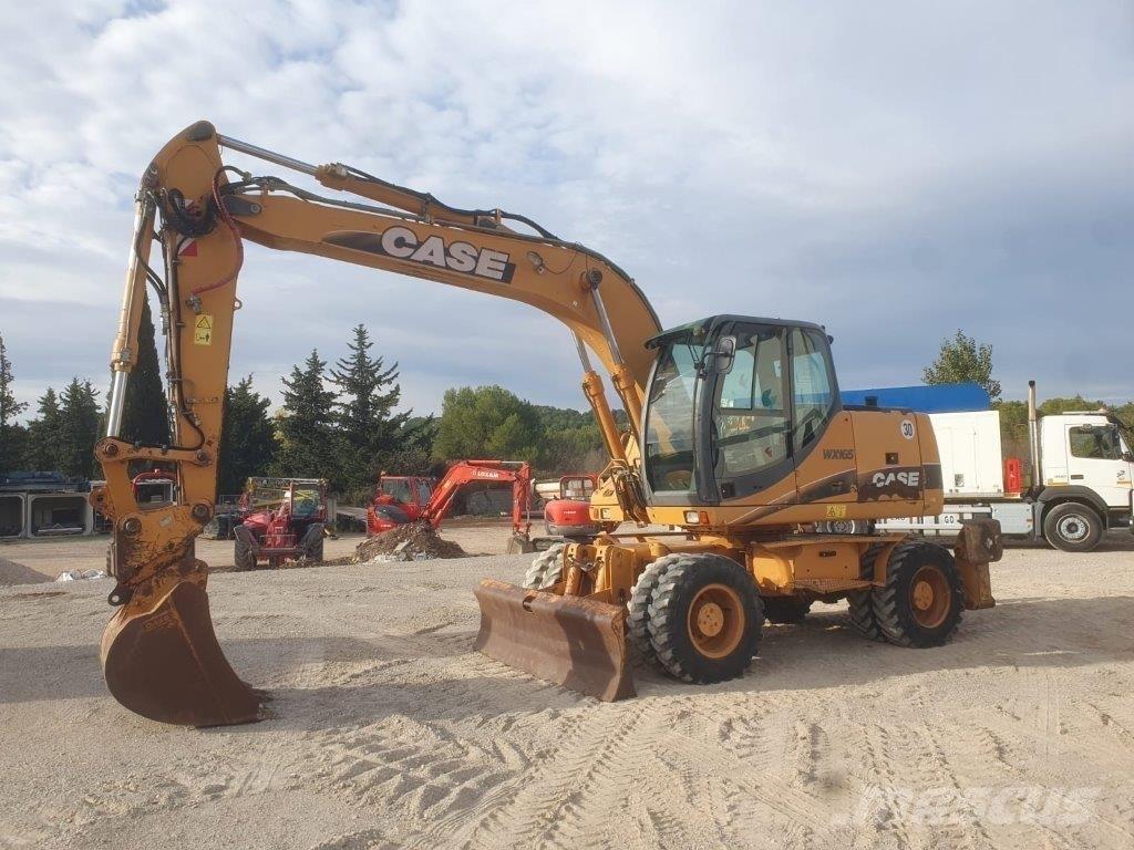 CASE WX 165 Ekskavatori uz riteņiem