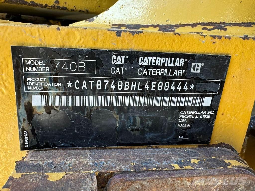 CAT 740B Artikulētie pašizgāzēji