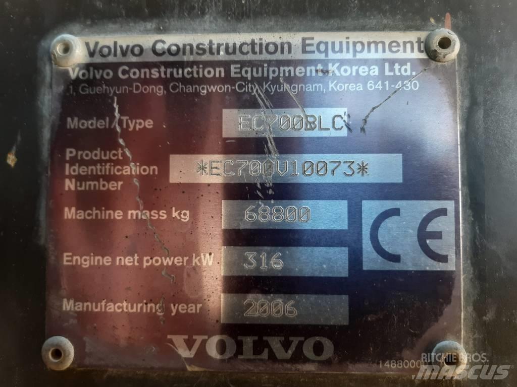 Volvo EC 700 B LC Kāpurķēžu ekskavatori