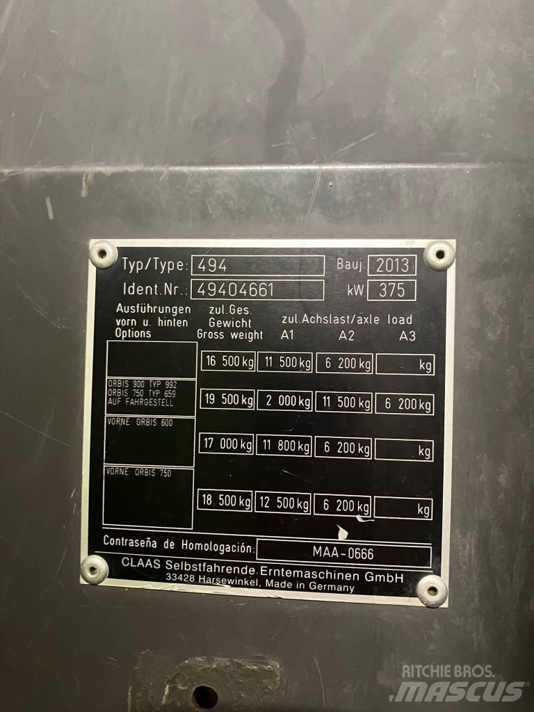 CLAAS Jaguar 940 Lopbarības novācēji