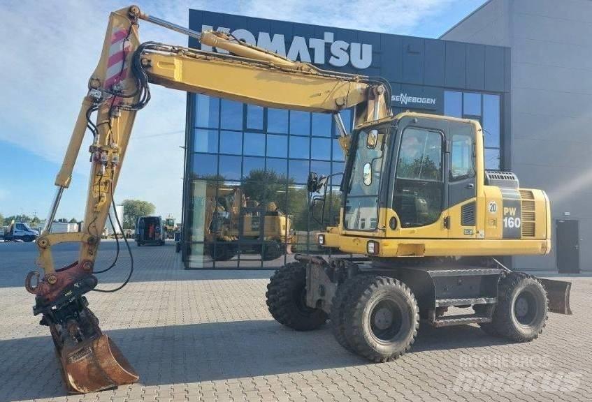 Komatsu PW160-8 Ekskavatori uz riteņiem
