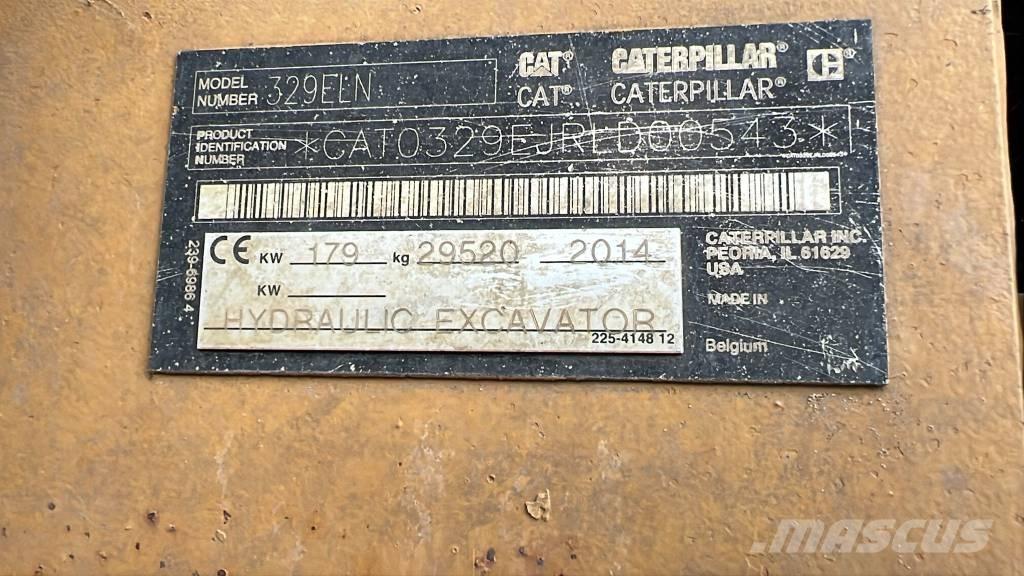CAT 329 E LN Kāpurķēžu ekskavatori