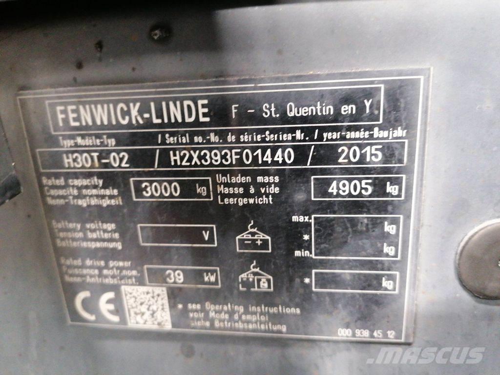Linde H30T-02 LPG tehnika