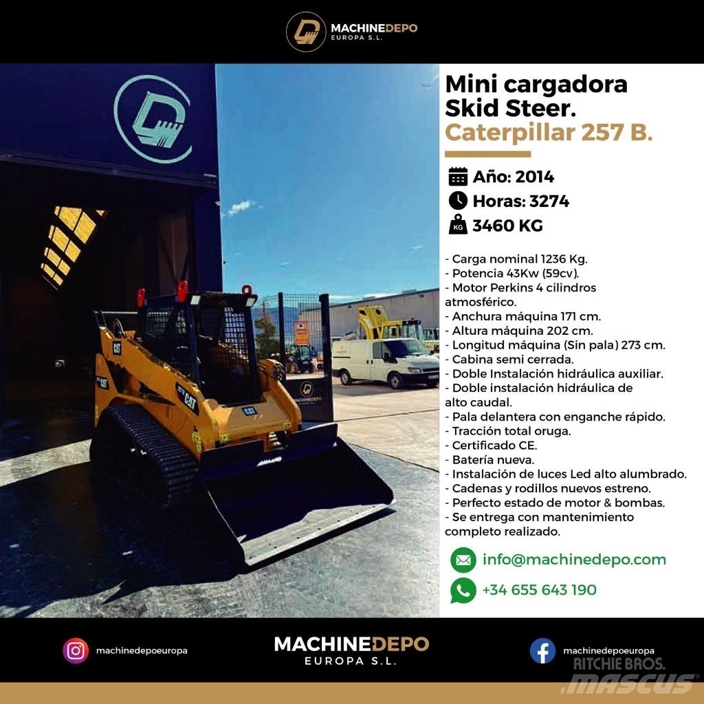 CAT 257 B Kāpurķēžu iekrāvēji