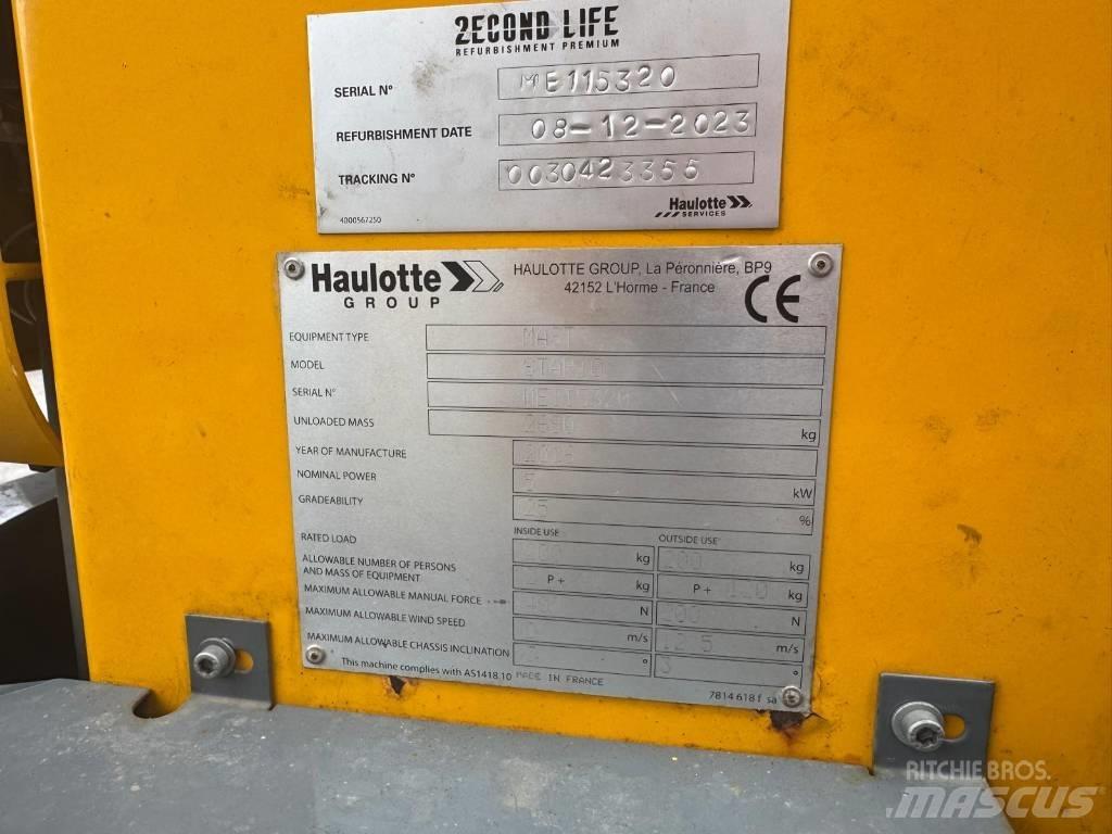 Haulotte Star 10 Vertikālie pacēlāji
