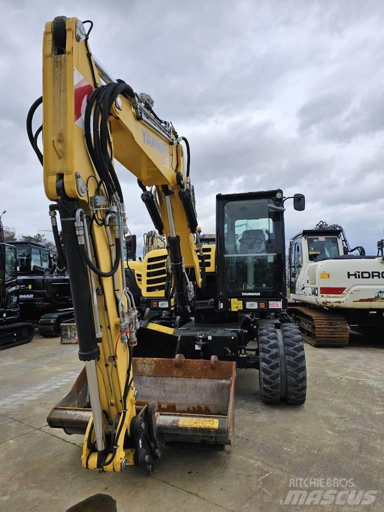 Yanmar B 95 W Ekskavatori uz riteņiem