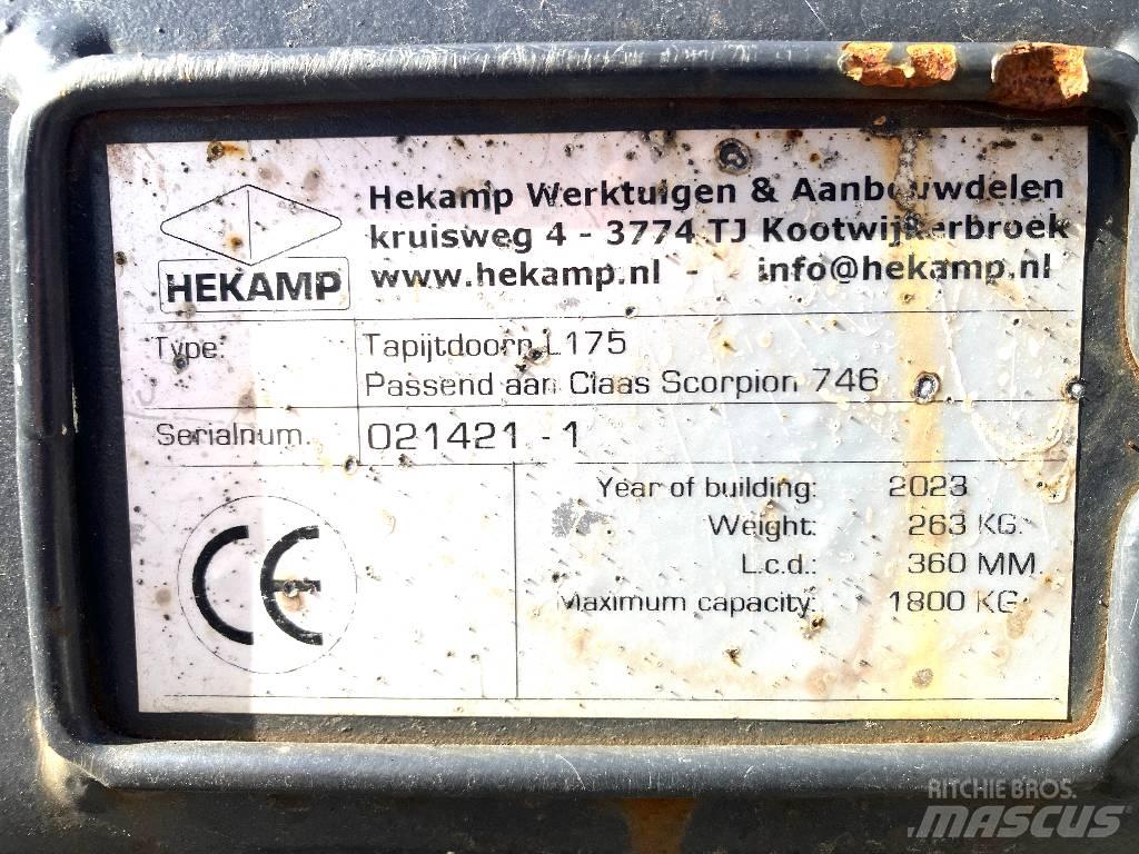 hekamp Tapijtdoorn Atkritumu savācēju rezerves daļas