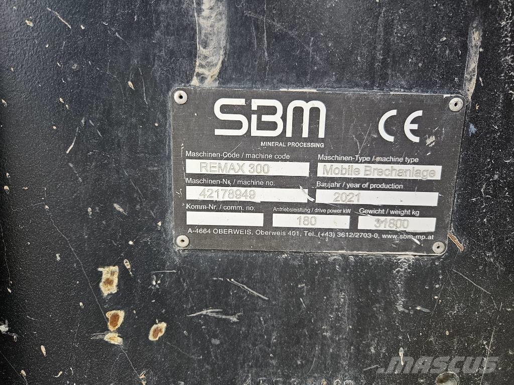 SBM Remax 300 Mobilie drupinātāji