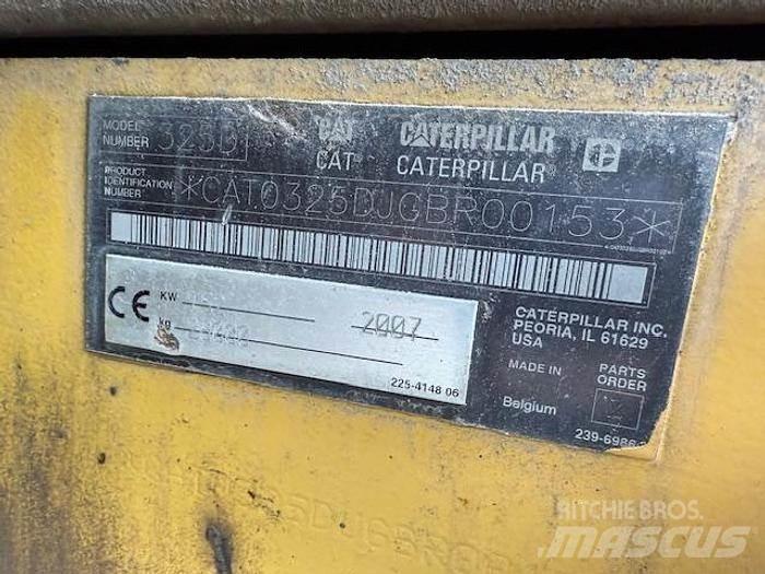 CAT 325 DLN Īpašie ekskavatori