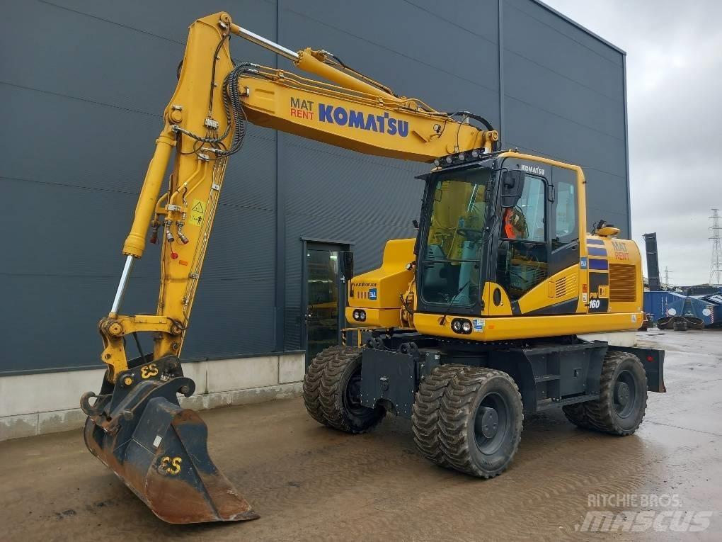Komatsu PW180-11E0 Ekskavatori uz riteņiem