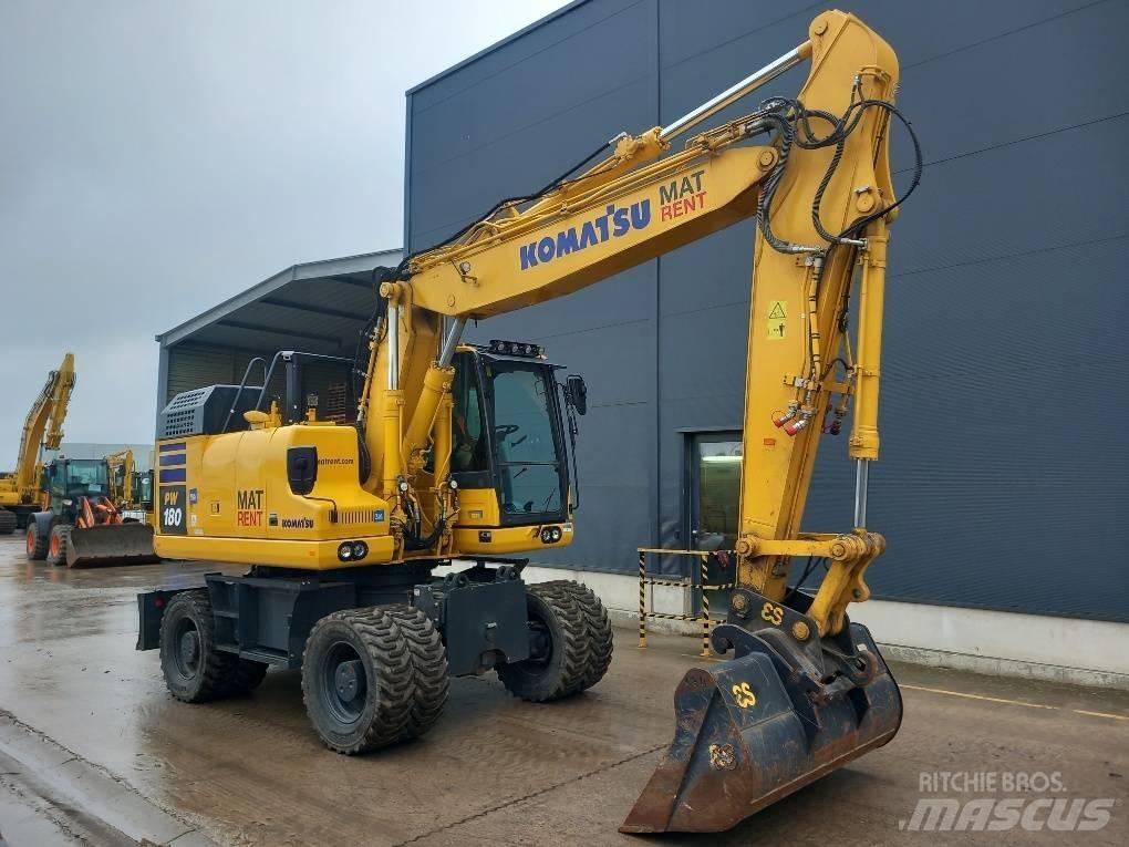 Komatsu PW180-11E0 Ekskavatori uz riteņiem