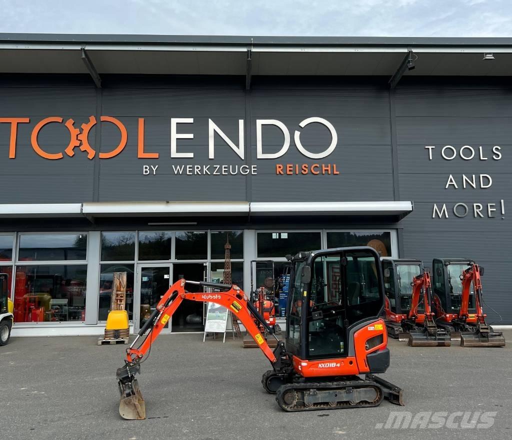Kubota KX 018-4 Mini ekskavatori < 7 t
