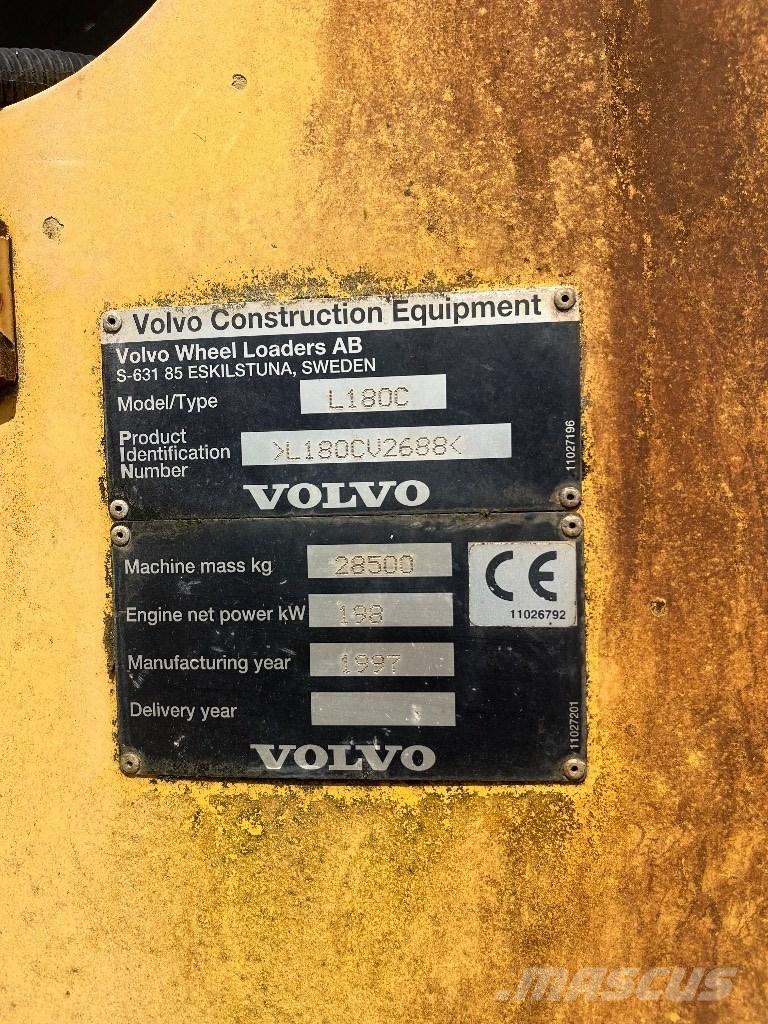 Volvo L180c Iekrāvēji uz riteņiem