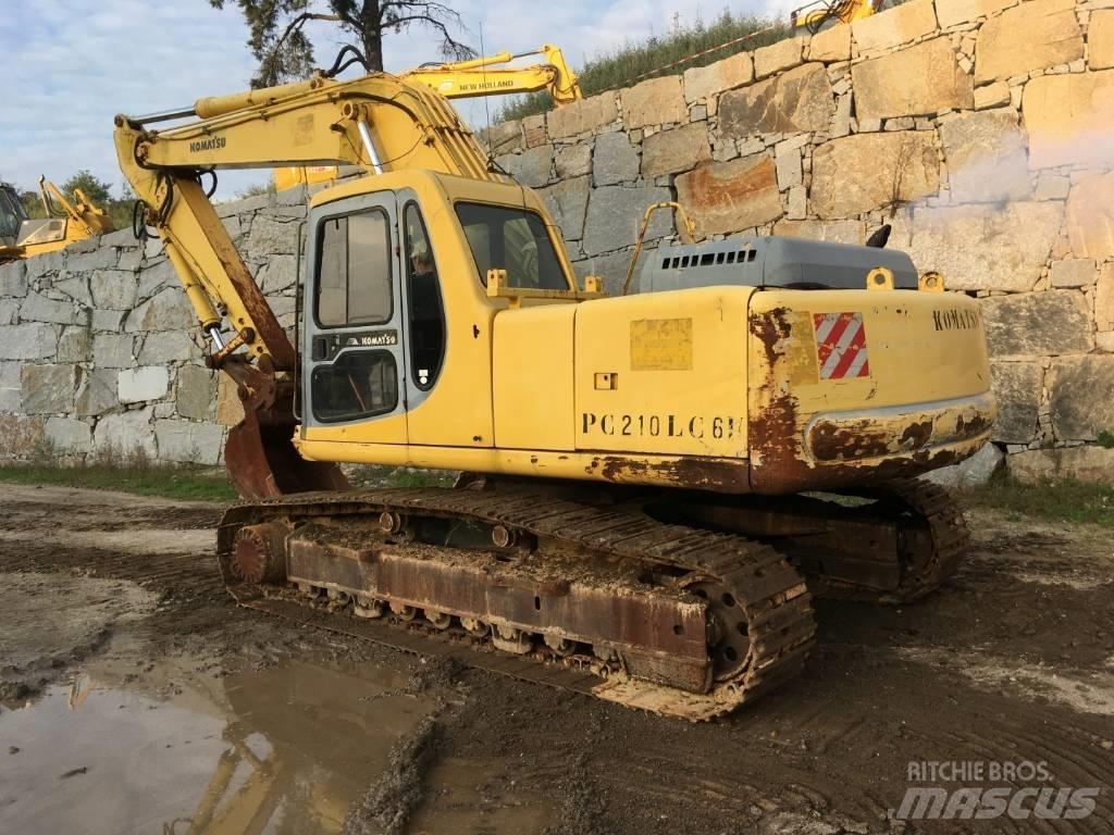Komatsu PC210LC-6K Kāpurķēžu ekskavatori