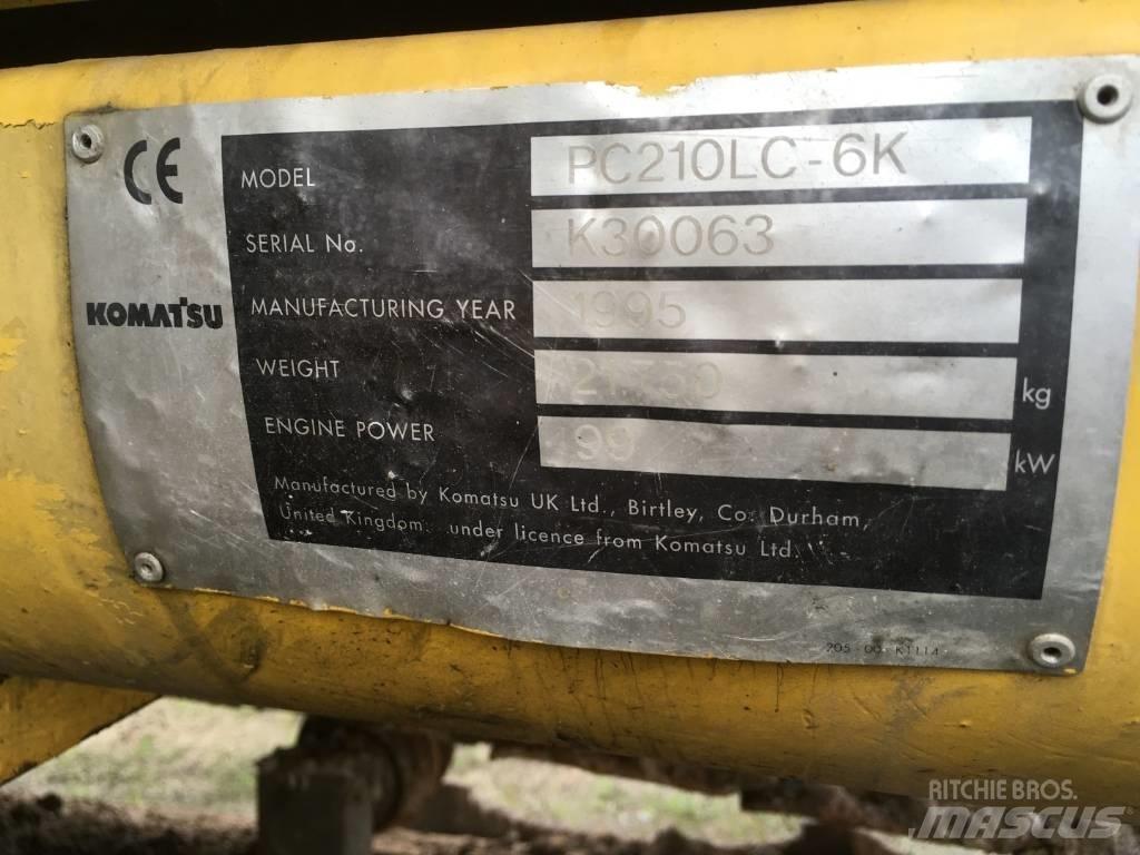 Komatsu PC210LC-6K Kāpurķēžu ekskavatori