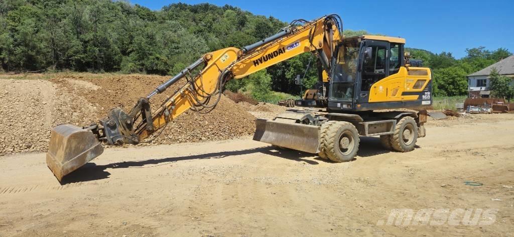 Hyundai HW 160 Ekskavatori uz riteņiem